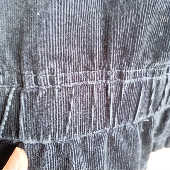 Mexx Navy Blue Cropped Blazer Corduroy Ruched 6 - Picture 8 of 11